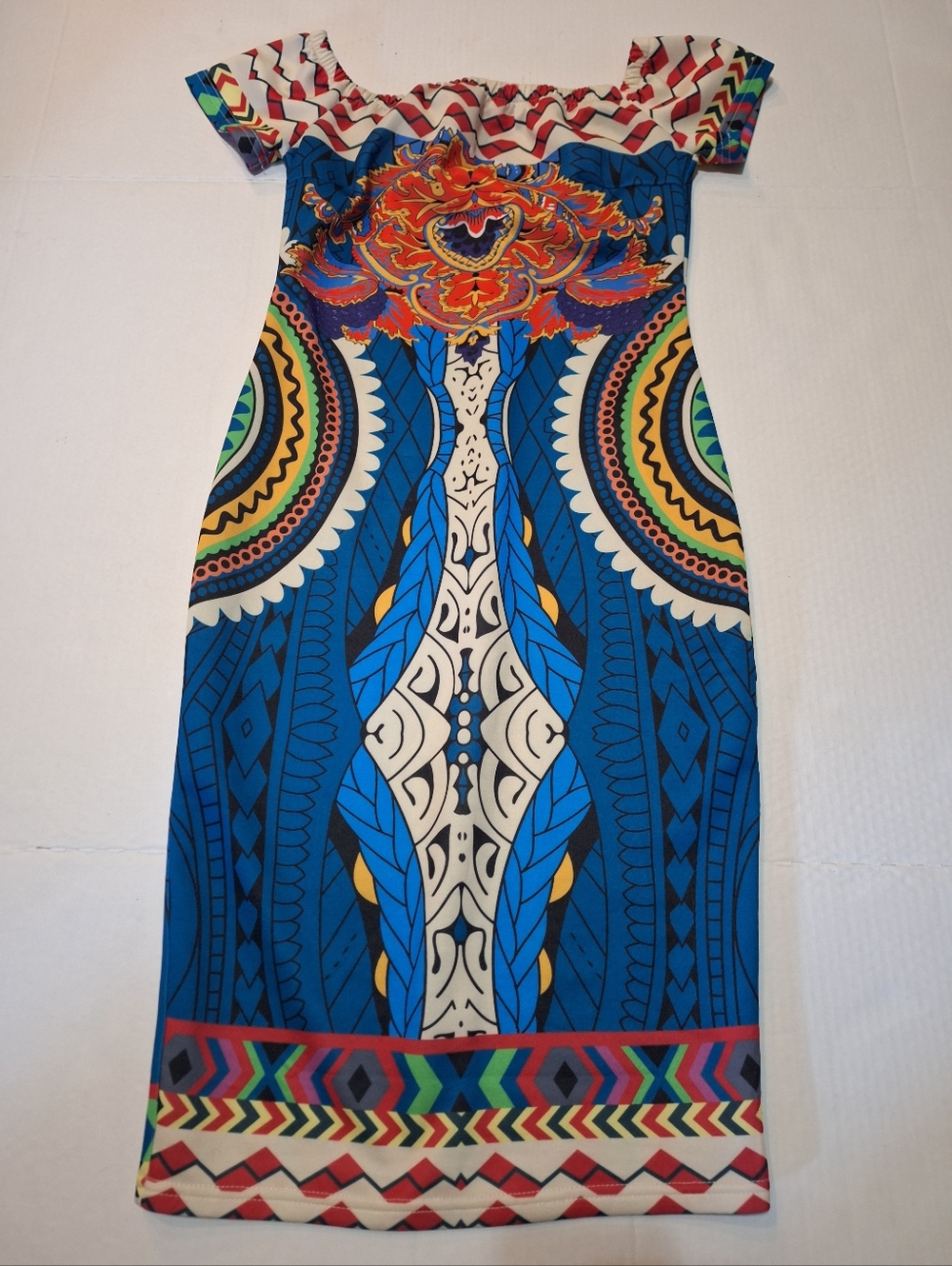 Banjul Bodycn Boho Geometric Dress Size Medium